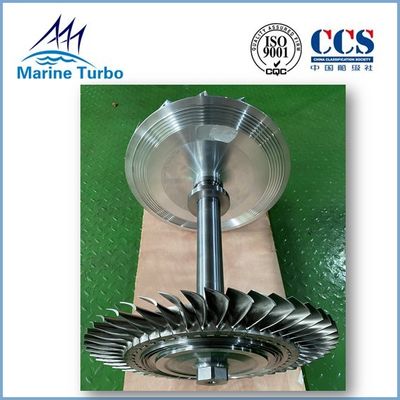 Mitsubishi Exhaust Gas Turbo Compressor Wheel Axial With Diesel Engine