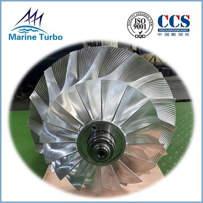 Mitsubishi Exhaust Gas Turbo Compressor Wheel Axial With Diesel Engine
