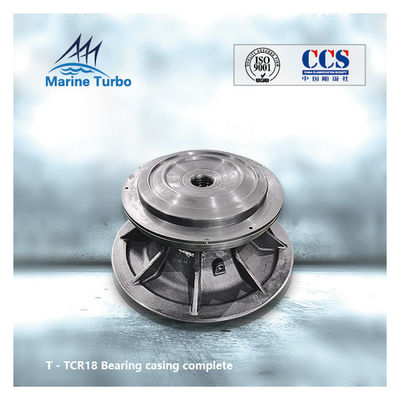 T- TCR18 casing bantalan turbocharger besi cor untuk mesin HFO
